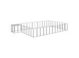 VidaXL Hundezwinger schwarz 7,7 m, 4,4 m, 1,1 m