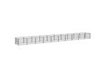 VidaXL Hundezwinger Stahl schwarz 10 m, 1 m, 70 cm