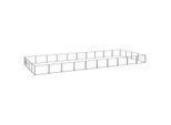 VidaXL Hundezwinger Stahl schwarz 10 m, 4 m, 70 cm