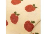 Teddystoff "Apfel", wollweiß