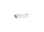 Laufen FORM Waschtisch H515FM33991041 800x400x150 mm, Ablage links, Armaturenbank, 1 Hahnloch, mit Überlauf, weiß