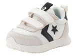 Sneaker CONVERSE "OMEGA TRAINER EASY-ON", Mädchen, Gr. 24, weiß (vintage weiß, schwarz, egret), Leder, Schuhe Sneaker