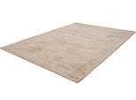 Teppich OBSESSION "My Maori 220", beige, B:80cm H:13mm L:150cm, Viskose, Teppiche, Teppich, Uni-Farben, Material: 100% Viskose, handgewebt, große Farbauswahl