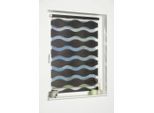 Doppelrollo K-HOME "Welle" Gr. 8, grau (anthrazit), B:110cm H:150cm, Polyester, Rollos, Doppelrollo, im Festmaß