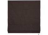 Raffrollo LIEDECO Gr. 3, braun, B:100cm H:190cm, Obermaterial: 100% Polyester, Raffrollos, Raffrollo