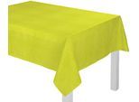 Tischdecke WIRTH "Lahnstein" Gr. 2, grün (limone), B:120cm L:120cm, Polyester, Tischdecken, Tischdecke