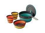 Sea to Summit - Frontier Ultralight Collapsible Pot Cook Set - Topf Gr 2 Person - 5 Pieces
