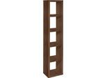 Regalwürfel HEINE HOME, braun (nussbaumfarben), B:39,5cm H:40cm T:29,5cm, MDF, Regale, Regalwürfel