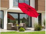 Sonnenschirm SCHNEIDER SCHIRME "Harlem", rot, Obermaterial: 100% Polyester, Standschirme, Sonnenschirm, ohne Schirmständer