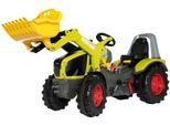 Tretfahrzeug ROLLY TOYS "Premium Claas Axion 960", grün, Tretfahrzeuge, KinderB:56,5cm H:91cm T:154cm, Kunststoff, Tretfahrzeug, Kindertraktor mit Lader und Bremse, B:56,5cm H:91cm T:154cm