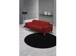 2,5-Sitzer EGOITALIANO "Shakira, Design und Sitzkomfort auf hohem Niveau, tolle Details", rot (kirschrot), B:216cm H:84cm T:92cm, Leder »BULL« (echtes Rindsleder). Geschliffenes, pigmentiertes und behandeltes Rindsleder mit einer Dicke von 1, 3-1, 5 mm. Dieses Leder zeigt eine ziemlich weiche Hand mit einem halb undurchsichtigen Aussehen. Es handelt sich um ein geschütztes Leder. Eine leichte Deck