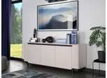 Sideboard FORTE "Vodol", beige (kashmir beige, schwarz), B:204,9cm H:77,9cm T:44,8cm, Holzwerkstoff, Sideboards, Sideboard, Sideboard, Stauraum, Soft Close