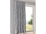 Vorhang HEINE HOME Gr. 1, grau, B:135cm H:145cm, Polyester, Gardinen, Vorhang