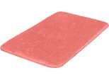 Badematte KLEINE WOLKE "Meadow" Gr. 5, rot (marsala), H:30mm, Polyester, Badematten, Badematte, Badteppich, Uni Farben