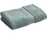 Waschlappen CHRISTY "SUPREME", blau (mineral blau), B:33cm L:33cm, Walkfrottier, Waschlappen, Waschlappen, Premium-Waschlappen in Luxusqualität, 650g/m², 33x33cm, 6er Set
