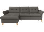 Ecksofa SIT & MORE "Göteborg", braun (mocca), B:268cm H:90cm T:176cm, Sofas, Ecksofa, Sitztiefenverstellung und Federkern, wahlweise mit Bettfunktion