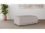 Polsterhocker HOME AFFAIRE "BORNHOLM, großer Hocker passend zur Serie, Maße B/T/H: 122/72/46 cm", beige, B:122cm H:46cm T:72cm, 100% Polyester, Hocker, Polsterhocker, mit Wellenfederung, in hochwertiger Verarbeitung