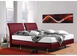 Boxspringbett HOME AFFAIRE "Polo", rot (bordeaux), B:155cm L:220cm, Matratzenbezug: Drell (60% Baumwolle, 40% Polyester), Komplettbetten, Boxspringbett, in 3 Matratzenarten, 3 Breiten und 4 Farben