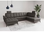 Wohnlandschaft SIT & MORE "Zora", mocca, T:212cm, Sofas, Wohnlandschaft