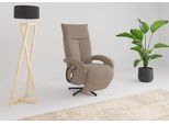 TV-Sessel SIT & MORE "TV Dance", braun (cappuccino), B:74cm H:112cm T:82cm, 100% Polyester, Sessel, TV-Sessel, wahlweise manuell oder elektrischer Funktion mit Akku