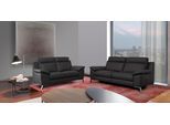 3-Sitzer CALIA ITALIA "Roby italienisches Designsofa mit exzellentem Sitzkomfort", grau (grigio scuro), B:214cm H:95cm T:96cm, Sofas, 3-Sitzer, inkl. elektrischer Relaxfunktion