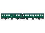Personenwagen MÄRKLIN "Umbauwagen B3yge 2. Klasse - 43196", grün, Modelleisenbahn-Fahrzeuge, KinderL:30,5cm, Personenwagen, und BD3yg 2. Klasse mit Gepäckabteil, L:30,5cm