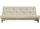 Schlafsofa KARUP DESIGN "Fresh", beige, Gestell natur, Sofas, Schlafsofa, inkl. Futonmatratze