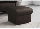 Hocker DOMO COLLECTION "Pina, kompakt und bequem", braun, B:59cm H:46cm T:59cm, 100% Polyester, Hocker, Hocker, Passender Hocker zur Serie