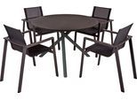 Garten-Essgruppe GARDEN PLEASURE "SOPHIA", grau, Aluminium, Sitzmöbel-Sets, Garten-Essgruppe