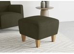 Polsterhocker SIT & MORE "Bosse", grün (khaki), B:56cm H:46cm, Hocker, Polsterhocker