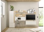 Büromöbel-Set HOME AFFAIRE "CiTY/GiRON", weiß, B:250cm H:158cm T:40cm, Arbeitsmöbel-Sets, Büromöbel-Set, Wandsekretär, Home Office