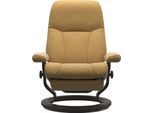 Relaxsessel STRESSLESS "Consul", gelb (honey paloma), B:85cm H:100cm T:77cm, Sessel, Relaxsessel, elektrisch verstellbar, optional 2-motorisch, Größe M & L