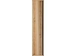 Schrankmodule GAMI "Enzo", braun (natur), B:50cm H:235cm T:61cm, Holzwerkstoff, Schränke, Schrankmodule, Verschiedene Module einfach zu kombinieren