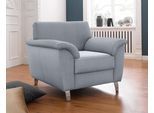 Sessel SIT & MORE "Texel", grau (hellgrau), B:101cm H:87cm T:88cm, Luxus-Microfaser ALTARA NUBUCK (100% Polyester);Struktur (100% Polyester);Kunstleder SOFTLUX, Sessel, Sessel, inklusive Federkern
