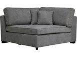 Sofa HOME AFFAIRE "Skara XXL", grau (dunkelgrau), B:130cm H:86cm T:130cm, 100% Polyester, Sofas, Sofa, Eckelement zur individuellen Polstergarnitur-Gestaltung
