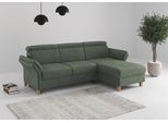 Ecksofa HOME AFFAIRE "Glendale, L-Form", jungle, B:253cm H:84cm T:166cm, 90% Polyester, 10% Polyamid, Sofas, Ecksofa, inkl. Kopfteilverstellung, wahlweise mit Vorziehsitz und Bettkasten