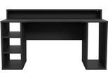 Gamingtisch FORTE "Tezaur", schwarz, B:160cm H:91cm T:72cm, Tische, Gamingtisch, wahlweise mit RGB-Beleuchtung