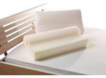 Nackenstützkissen FAN "Vario 2", weiß, B:40cm H:13,5cm L:80cm, Bezug: 100% Polyester. Füllung: 100% Polyurethan, Kopfkissen, Nackenstützkissen