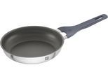 Bratpfanne ZWILLING "Simplify", silber (silberfarben, grau), Ø:20cm, Pfannen, Bratpfanne, Keramikbeschichtung, Stay-Cool-Griffe, Sandwichboden