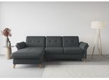 Ecksofa SIT & MORE "Göteborg", grau, B:268cm H:90cm T:176cm, Sofas, Ecksofa, Sitztiefenverstellung und Federkern, wahlweise mit Bettfunktion