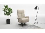 TV-Sessel SIT & MORE "Triple Seven Xtra large, bis 200kg belastbar, mit Herz-Waage Funktion", beige (sand), B:86cm H:120cm T:86cm, 100%Polyester, Sessel, TV-Sessel, inkl. Kopfteil- & Drehfunktion, wahlweise mit Akku und Aufstehhilfe