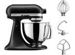 KITCHENAID Küchenmaschine "5KSM125EER", schwarz (matt schwarz), B:24cm H:36cm T:37cm, Küchenmaschinen, Küchenmaschine