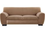 Sofa HOME AFFAIRE "Nika L-Form", braun (café), B:195cm H:78cm T:84cm, Struktur (70% Polyacryl, 30% Polyester);Primabelle-Microfaser (100% Polyester), Sofas, Sofa, als 2-oder 3-Sitzer, in Microfaser PRIMABELLE oder Struktur
