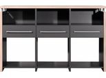 Schreibtisch GERMANIA "GW-Duo", grau (anthrazit), B:123cm H:75cm T:40cm, Tische, Schreibtisch