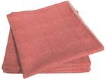 Stoffserviette ADAM "Uni Light Collection" Gr. 1, rot, B:30cm L:30cm, Obermaterial: 73% Leinen, 27% Baumwolle, Servietten, Stoffserviette