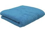 Handtuch ROSS "Cashmere feeling", blau (petrol), B:50cm L:100cm, Frottier, Baumwolle, Handtücher, Handtuch, 100% Baumwolle, mit Wellen-Bordüre, große Farbauswahl