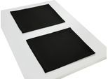 Platzset WIRTH "NEWBURY" Gr. 1, schwarz, B:35cm L:40cm, Obermaterial: 67% Polyester, 33% Baumwolle, Platzsets, Platzset