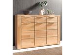 Sideboard OTTO HOME "Zara", beige (kernbuche teilmassiv), B:140cm H:95cm T:40cm, Holz teilmassiv, Sideboards, Sideboard, Breite 140 cm