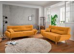 Polstergarnitur HOME AFFAIRE "Drago, modern und zeitlos, aktuelle Formensprache, komfortabel", gold, H:81cm T:90cm, 100% Polyester, Sitzmöbel-Sets, Polstergarnitur, als Sessel/Polsterecke erhältlich, versch. Stoffe, inkl. 2 Zierkissen