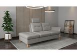 Recamiere SIT & MORE "Göteborg", grau (light grau), B:210cm H:90cm T:92cm, Sofas, Recamiere, inklusive Federkern
